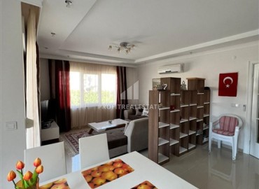 Profitable proposition! One bedroom furnished apartment 65m², 50 meters from the beach in Kestel, Alanya ID-14863 фото-6