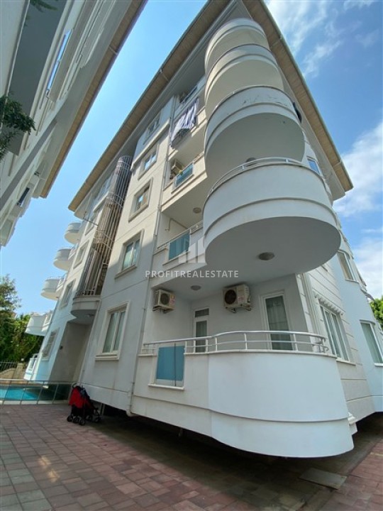 Двухкомнатная квартира без мебели 60м², в 350 метрах от моря, в открытом для ВНЖ районе Оба, Аланья ID-14868 фото-1