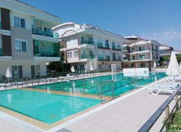 Стильная трехкомнатная квартира в резиденции с бассейном, Гюзельоба, Лара, Анталия, 100 м2 ID-14870 фото-1