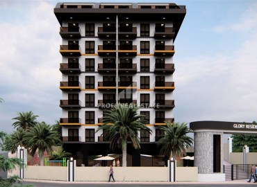 Новые двухкомнатные апартаменты в жилом комплексе 2023 года, Авсаллар, Аланья, 47 м2 ID-14892 фото-4