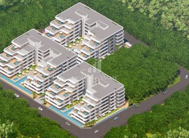 Элитный жилой проект с инфраструктурой отеля, в районе Алтынташ, Анталия, 54-100 м2 ID-14903 фото-19
