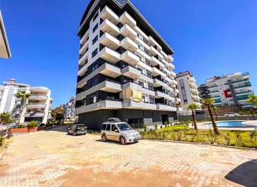 Новая трехкомнатная квартира, 65м², в комплексе с инфраструктурой, в 850м от моря в Авсалларе, Алания ID-14916 фото-2