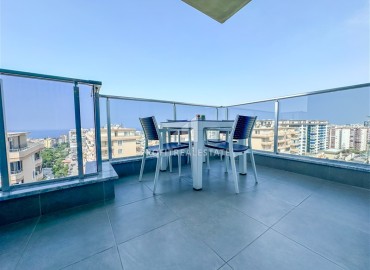 Designer apartment 2+1, 100m², with sea views, in an elite residence with hotel facilities in Mahmutlar, Alanya ID-14922 фото-19