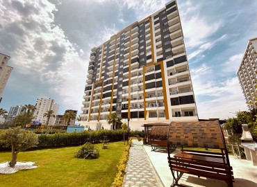 Меблированная двухкомнатная квартира, 55м², в новом комплексе премиум класса в районе Томюк, Эрдемли ID-14927 фото-17