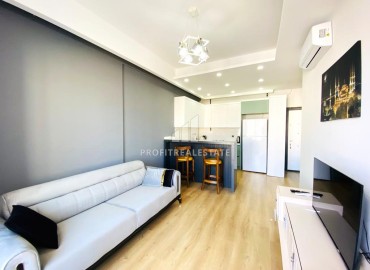Меблированная двухкомнатная квартира, 60м², в комплексе премиум класса в Тедже, Мерсин ID-14112 фото-12