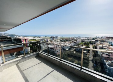 Новая двухуровневая квартира 2+1, с видом на море, в резиденции с отельной инфраструктурой, Демирташ, Аланья, 120 м2 ID-14944 фото-7