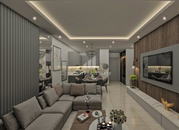 Новые видовые квартиры разных планировок в резиденции 2023 года, Хасбахче, Аланья, 75-106 м2 ID-14949 фото-6