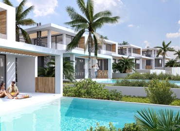 Апартаменты и виллы для инвестиций, 53-197м², в рассрочку от застройщика, в 200 м от моря в Бахчели, Северный Кипр ID-14951 фото-1