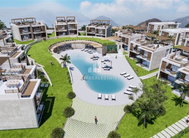Апартаменты и виллы для инвестиций, 53-197м², в рассрочку от застройщика, в 200 м от моря в Бахчели, Северный Кипр ID-14951 фото-11