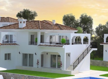 New two-storey villas with a swimming pool, in installments from the developer, Ozankoy, Kyrenia, Northern Cyprus, 220-380 m2 ID-14953 фото-4