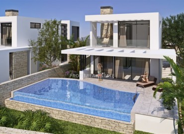 Инвестиционный проект от застройщика: виллы 212-330м², с личным бассейном, в 500 метрах от моря в Чаталкёй, Северный Кипр ID-14955 фото-3