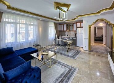 Фешенебельные двухкомнатные апартаменты, 75м², с роскошным интерьером, в центре Аланьи ID-14957 фото-2