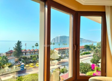Cozy furnished apartment 3+1, 130m², with magnificent views, on the first coastline in the center of Alanya ID-14960 фото-16