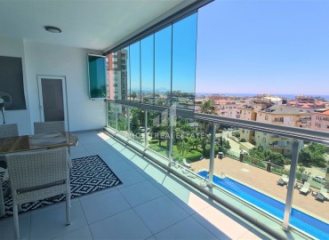 View two bedroom apartment, 120m² in a comfortable residence in Cikcilli, Alanya ID-14963 фото-16