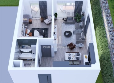 Инвестиционная недвижимость в Анталии: апартаменты 1+1 разных площадей, по ценам застройщика, Алтынташ, Аксу, 62-132 м2 ID-14971 фото-11