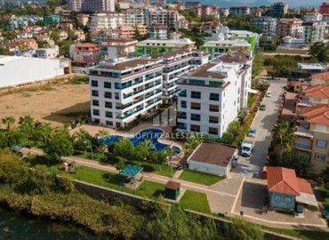 Spacious view duplex 2+1, 120 m², in a cozy residence on the banks of the Dim Chay river in the Kestel area, Alanya ID-14974 фото-2