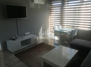 Furnished one-bedroom apartment 50m², 200 meters from the sea, in a residence with facilities, Oba, Alanya ID-14985 фото-8