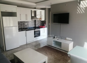 Furnished one-bedroom apartment 50m², 200 meters from the sea, in a residence with facilities, Oba, Alanya ID-14985 фото-12