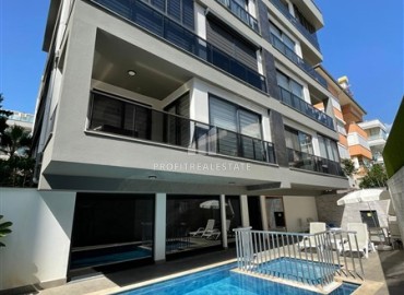 Уютная двухкомнатная квартира, 55м² в новом комплексе в самом центре Алании, в 80 метрах от пляжа Клеопатры ID-14993 фото-2