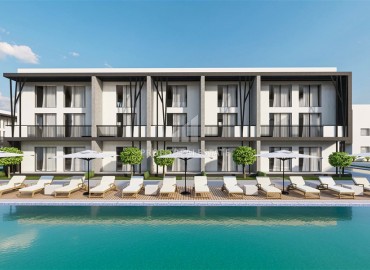 Инвестиционный жилой проект с высокой доходностью, в 600 метрах от пляжа, Искеле, Фамагуста, Северный Кипр, 34-75 м2 ID-14999 фото-4