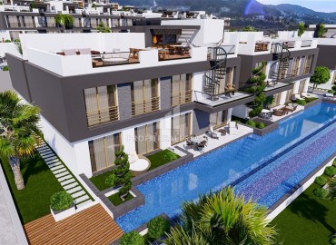 Luxury investment project: apartment and villas 67-507m², villas in residence with facilities, Lapta, Northern Cyprus ID-15002 фото-2