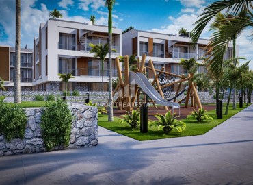 Инвестиционный проект класса премиум 92м², в 100 метрах от моря — виллы в комплексе с частным пляжем, Алсанджак, Северный Кипр ID-15003 фото-6