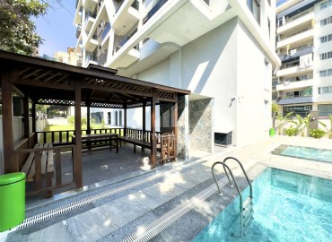 Стильная дизайнерская квартира 1+1, 50м², в 300 метрах от моря, в новом жилом комплексе, в центре Махмутлара, Аланья ID-15008 фото-20