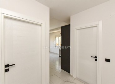 Недорогая меблированная двухкомнатная квартира 50м², без мебели, в новом комплексе с инфраструктурой в Конаклы, Алания ID-15010 фото-2