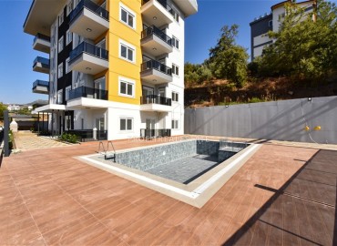 Inexpensive furnished one-bedroom apartment 50m², unfurnished, in a new residence with facilities in Konakli, Alanya ID-15010 фото-19