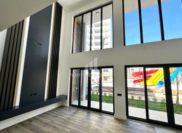 Трехкомнатная дуплекс - вилла в стиле «лофт», 120м², в комфортабельной новой резиденции в Арпачбахшиш, Эрдемли ID-15019 фото-5