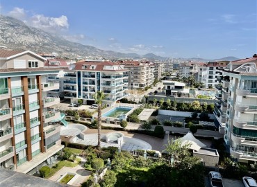 View duplex apartment 2+1, with designer interior, 100 meters from the sea, Kestel, Alanya, 180 m2 ID-15022 фото-15