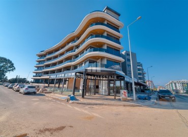 Видовая трёхкомнатная меблированная квартира 105м²,  в 50 м от моря, в комплексе премиум класса, Каргыджак, Аланья ID-15026 фото-3