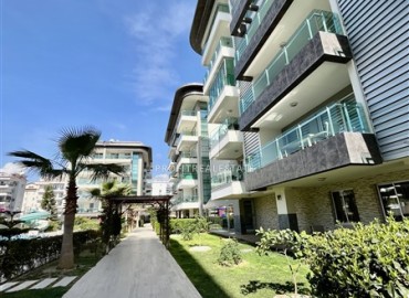 Элегантные двухкомнатные меблированные апартаменты 65м², в 100 метрах от пляжа в Кестеле, Аланья ID-15031 фото-15