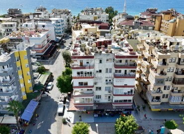 Furnished apartment 2 + 1, 100m², in an urban-type house in the center of Alanya, 50m from Cleopatra beach ID-12608 фото-1