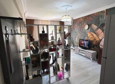 Недорогая меблированная квартира с одной спальней, 55м², в доме городского типа в Махмутларе, Алания ID-15036 фото-5