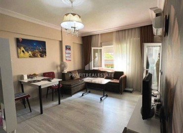 Inexpensive furnished one bedroom apartment, 55m², in an urban building in Mahmutlar, Alanya ID-15036 фото-6