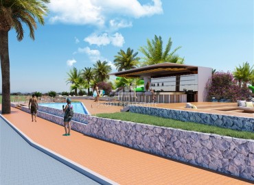 Уникальное предложение для инвестиций по низкой цене: апартаменты 34-230м2, на первой береговой линии. Район Газиверен, Северный Кипр ID-14639 фото-11