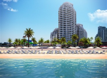 Уникальное предложение для инвестиций по низкой цене: апартаменты 34-230м2, на первой береговой линии. Район Газиверен, Северный Кипр ID-14639 фото-20
