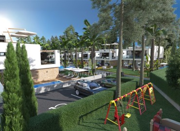 Инвестиционный проект класса люкс в 100 метрах от моря — виллы в комплексе с частным пляжем 104-208м2, Лапта, Северный Кипр ID-13762 фото-24