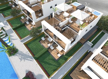 Инвестиционный проект класса люкс в 100 метрах от моря — виллы в комплексе с частным пляжем 104-208м2, Лапта, Северный Кипр ID-13762 фото-26