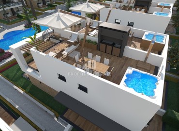 Инвестиционный проект класса люкс в 100 метрах от моря — виллы в комплексе с частным пляжем 104-208м2, Лапта, Северный Кипр ID-13762 фото-27