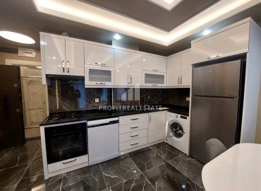 Luxurious one bedroom apartment 55 m², with designer interior and glazed balcony Oba, Alanya ID-15047 фото-6