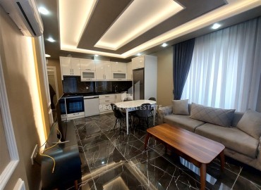 Luxurious one bedroom apartment 55 m², with designer interior and glazed balcony Oba, Alanya ID-15047 фото-7
