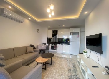 Уютная меблированная двухкомнатная квартира 43м², в новом комплексе с инфраструктурой, в центре Аланьи ID-15067 фото-4