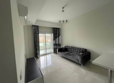 Partially furnished one-bedroom apartment 55m², in a residential residence with facilities in Avsallar, Alanya ID-15069 фото-17