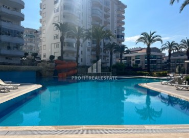 Spacious furnished apartment 2+1, 125m², with sea and mountain views, in a residence with facilities, Cikcilli, Alanya ID-15083 фото-20