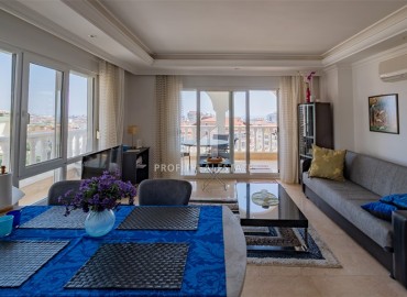 Элегантная светлая трехкомнатная квартира 100м², с видом на море, готовая к проживанию, Джикджилли, Аланья ID-15084 фото-12