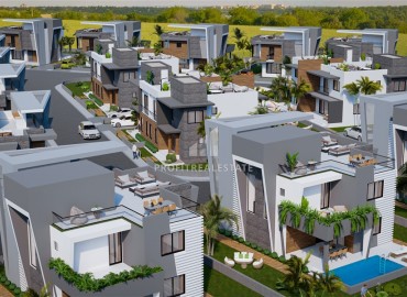 Новый инвестиционный проект класса люкс: комплекс вилл 232-250м² с личными бассейнами и садами, Искеле, Северный Кипр ID-15087 фото-17