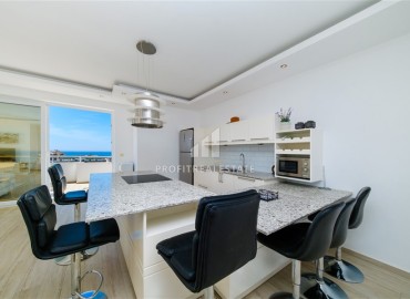 Luxurious three bedroom penthouse, 219m², with magnificent sea views in Avsallar, Alanya ID-15095 фото-6