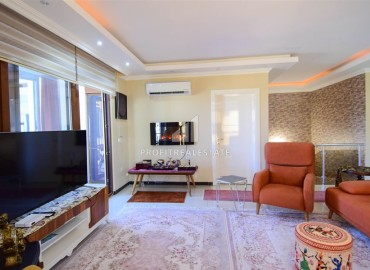 Elegant 3+1 duplex, with private sauna, in a well-maintained residential residence, just 300 meters from the beach, Kestel, Alanya, 170 m2 ID-15098 фото-4
